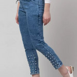 Jogger Fit Women Blue Jeans