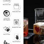 Transparent Set Of 12 Solid Bar and Drinkware