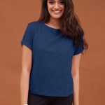 All Day Essential Cotton Modal Tee in Relaxed Fit