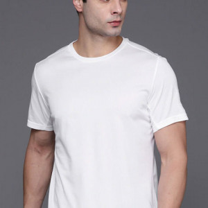 Men White Solid Aeroready Running Sustainable T-shirt