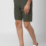 Sport Men Dark Grey Printed Shorts