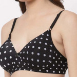 Polka Dots Printed Bra - Lightly Padded